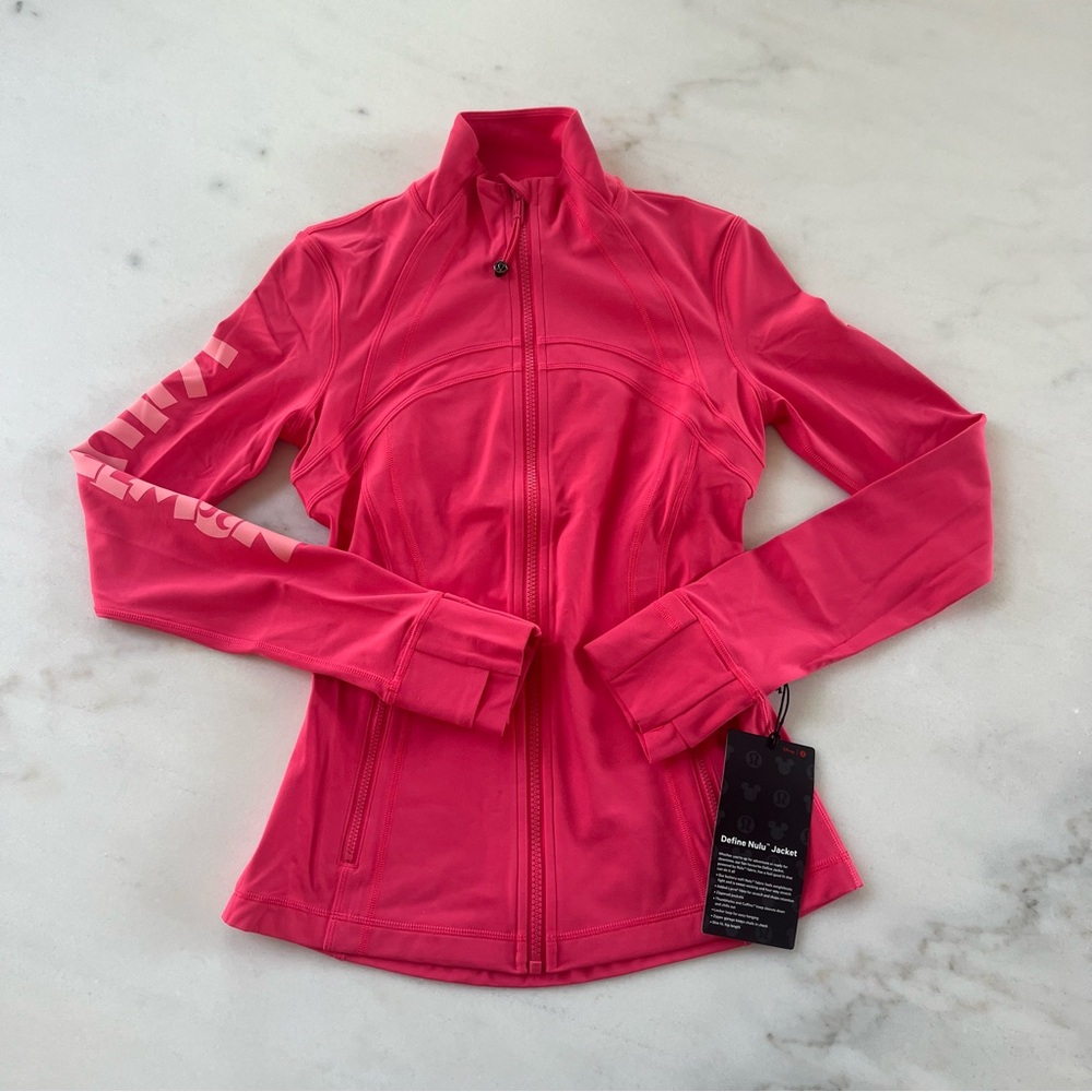 Lululemon lipgloss disney define jacket size 4 Nwt